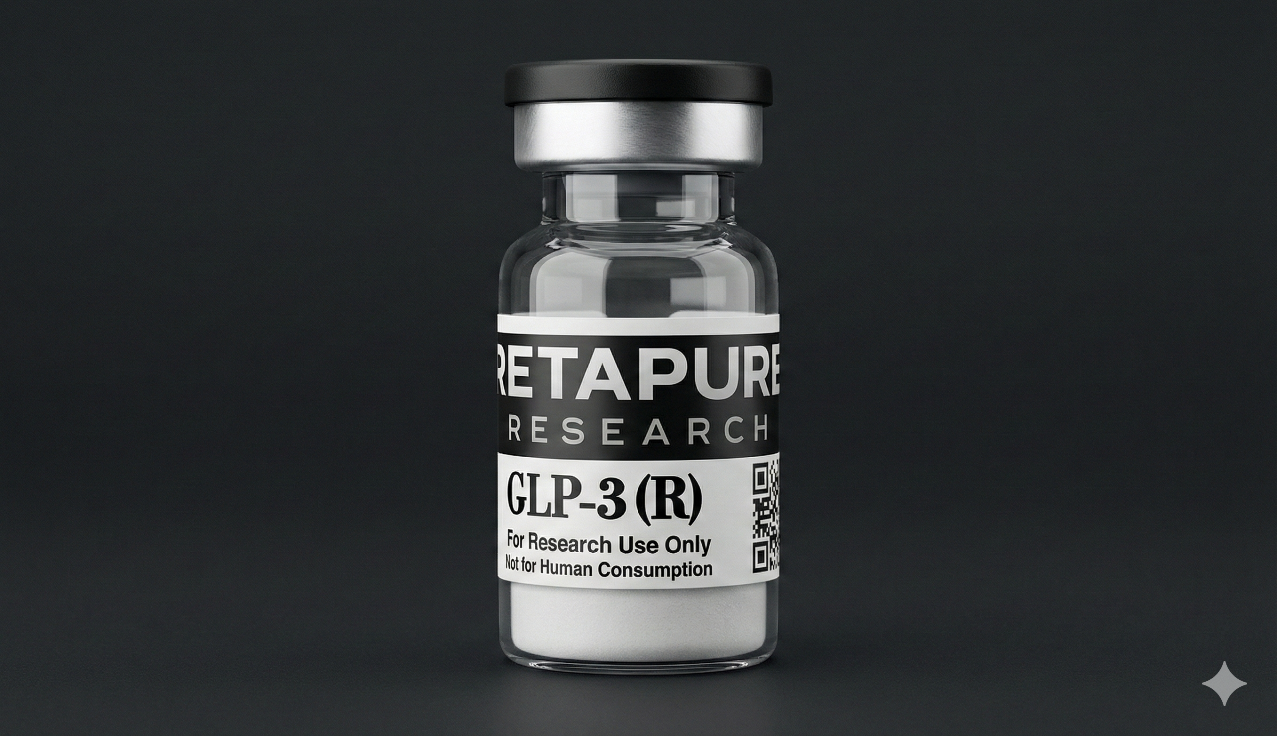 GLP-3 (R) research peptide product vial